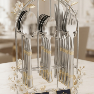 Elegance Series 24 Pcs Cutlery Set