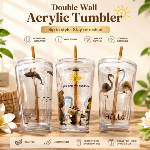 Cute Printed Tumbler Cup